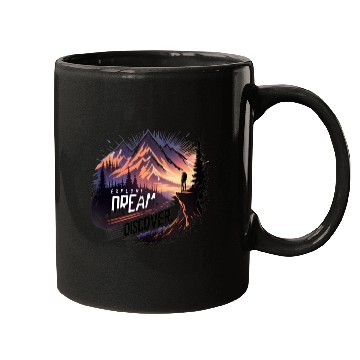 Discover "Horizon Explorer: Embrace the Journey" Mugs