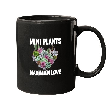 Discover Mini Plants Maximum Love for a gardener Mugs