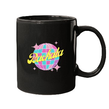 Discover Bachata dance neon color disco ball Mugs