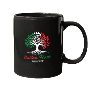 Discover Italian Roots Run Deep Mugs