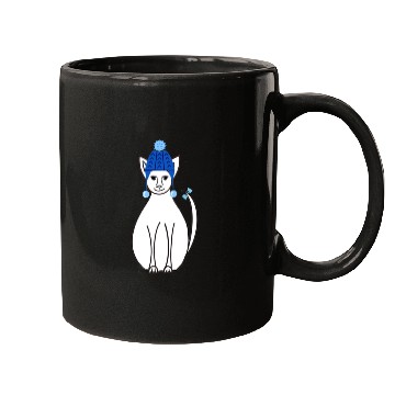 Discover Winter cat Mugs