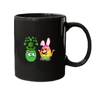 Discover Easter Meets St. Patrick's A Festive Holiday Fusio Mugs