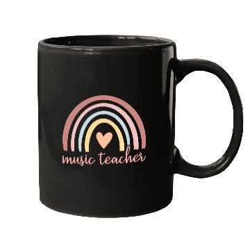 Discover Music Teacher I - Boho Rainbow Mugs