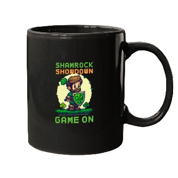 Discover St. Patricks Day Gaming Shamrock Showdown: Game On Mugs
