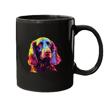 Discover Watercolor Colorful Field Spaniel Mugs