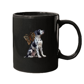 Discover Great dane Butterfly Mugs