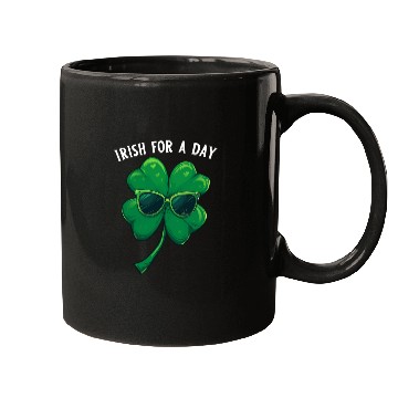 Discover Irish For A Day Clover Saint Patrick Shamrock Mugs