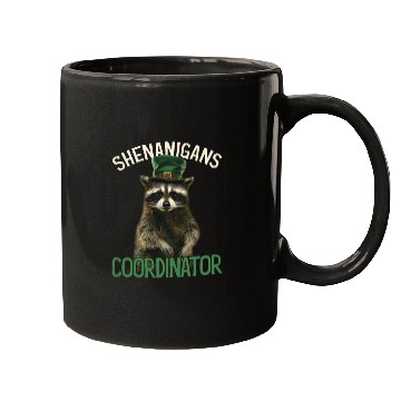 Discover Shenanigans Coordinator Cute Raccoon Funny Mugs