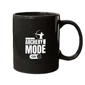 Discover Archery Mode On Funny Archer Mugs