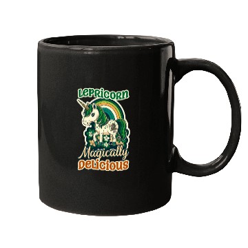 Discover Irish Unicorn St Patricks Lepricorn Delicious Mugs