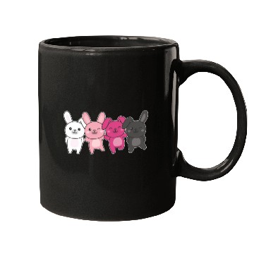 Discover Transfem Flag Pride Lgbtq Bunny Mugs
