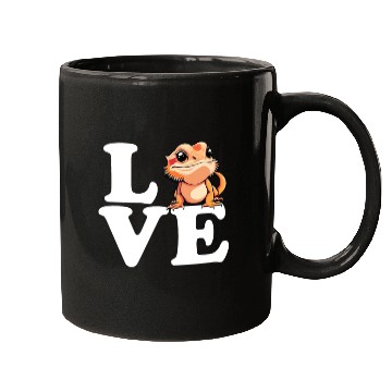 Discover I love bearded dragon, reptile bearded Mugs