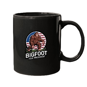 Discover Bigfoot For President Mugs