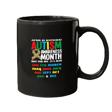 Discover April National Autism Month Autism Awareness Mugs