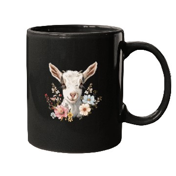 Discover Goat Flowers Farmer Gift Mugs