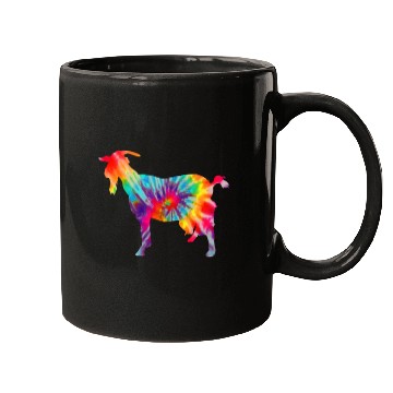 Discover Goat Tie Dye Farmer Gift Mugs