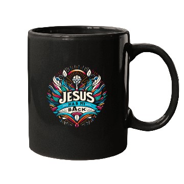 Discover Jesus Has My Back 27 Mugs