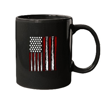 Discover Baseball US Flag Mugs