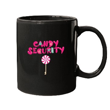 Discover Candy Security Mom Dad Matching Birthday Costume Mugs