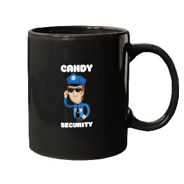 Discover Candy Security Kids Parents Matching Birthday Mugs