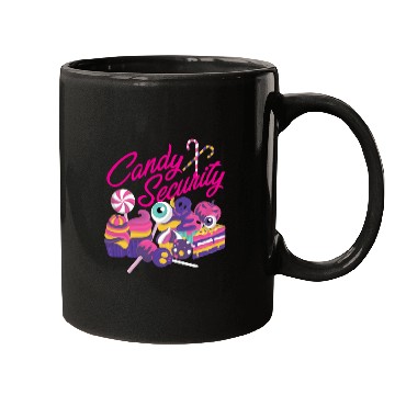 Discover Candy Security Mom Dad Matching Birthday Costume Mugs