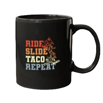 Discover Taco Snowboarding Mugs