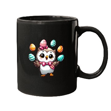 Discover Easter Egg Owl Juggling Mugs