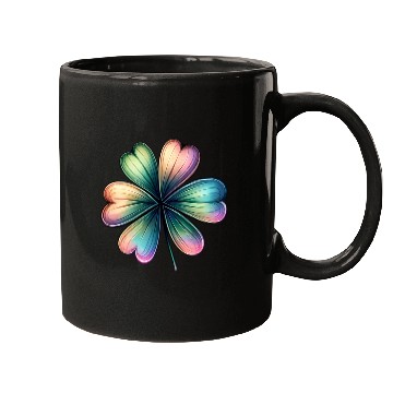 Discover Saint Patrick's Colorful Shiny Shamrock Mugs