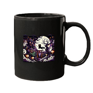 Discover Japanese Folklore Halloween Mugs
