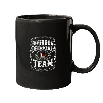 Discover Bourbon Drinking Team Whiskey Alcoholic Beverage Mugs