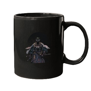 Discover Anime Panther Warrior Samurai katana Mugs