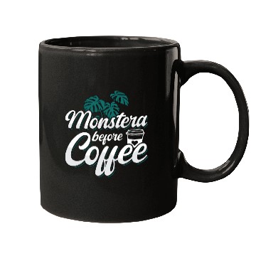 Discover Monster Lover Monstera Before Garden Coffee Lover Mugs
