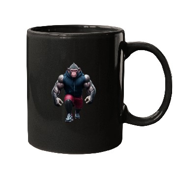 Discover "Prime Ape: The Muscular Monkey" Mugs