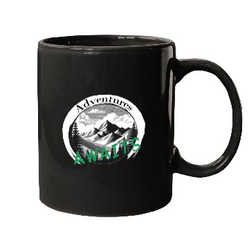 Discover Adventures Awaits, Nature retreat Mugs
