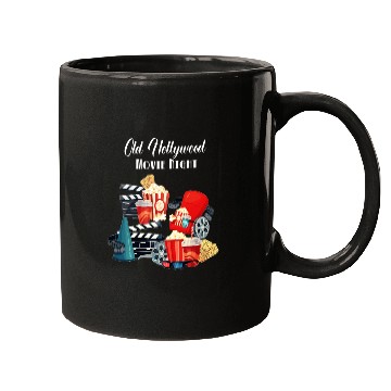 Discover Popcorn Vintage Movie Night Mugs