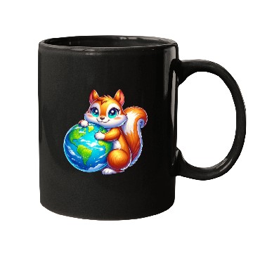 Discover Squirrel for Earth Environmental Nature Mugs