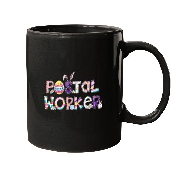 Discover Easter Postal Worker Life Easter Day Party Mugs