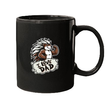 Discover Porcupine I Love Dad Mugs