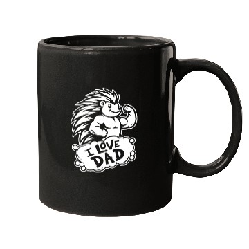 Discover Porcupine I Love Dad Mugs