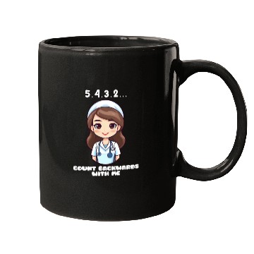 Discover Anesthesia Nurse 5,4,3,2... Count Backwards Mugs