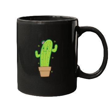 Discover Cactus in Pot Plant Environment Mugs