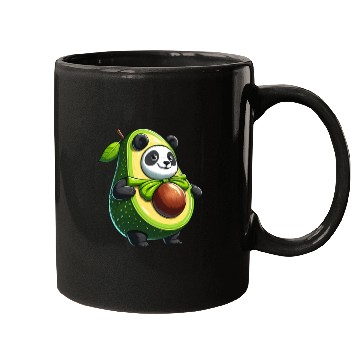 Discover Avocado Panda: Peaceful Green Guardian Mugs