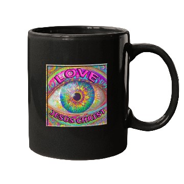 Discover Eye (I) Love JESUS CHRIST Mugs