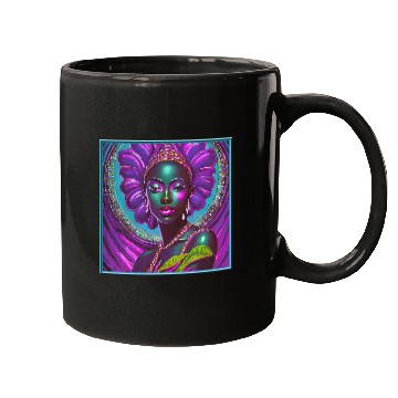 Discover African Goddess Violet Nurturing Me - 1 Mugs
