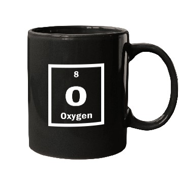 Discover Oxygen O Periodic Table of Elements Science Mugs