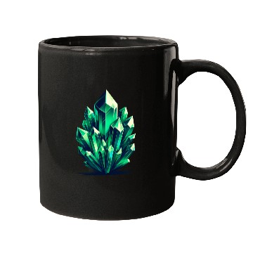 Discover Emerald Crystal Fragments Mugs