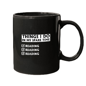 Discover Things i do in my spare time Reading Mugs