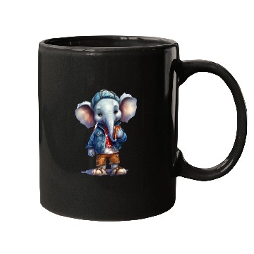Discover Cute Elephant Cartoon Mugs