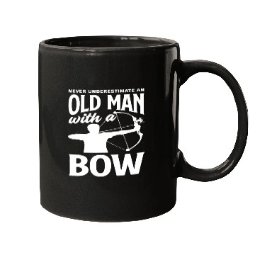 Discover Old Man Archery Bow Mugs