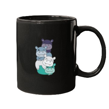 Discover Oriented Aroace Flag Pride Lgbtq Cute Hippo Mugs